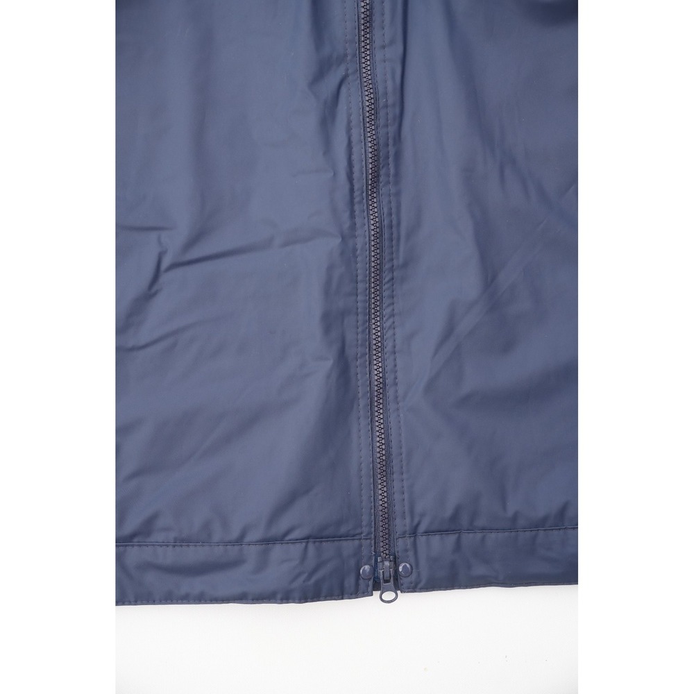 Misty Harbor Men's Hooded Rain Jacket Blue Fleece Lined Waterproof Coat Size L - Picture 7 of 13
